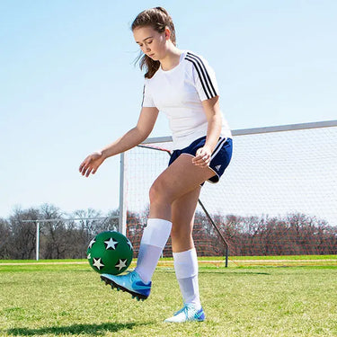 RUBBER COVER SOCCER BALL SET HoopsKing